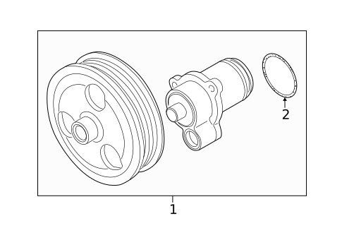 Water Pump for 2012 Volkswagen Beetle #0