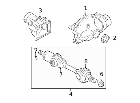 Carrier & Front Axles for 2009 BMW 335i xDrive #1