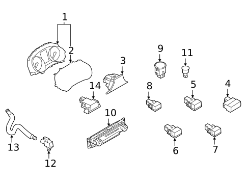 Headlamp Components for 2022 Nissan Sentra #1