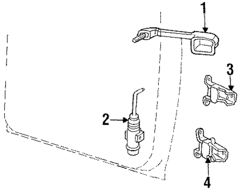 Lock & Hardware for 1990 Ford Bronco #0