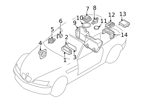 Sound System for 2001 BMW Z3 #0