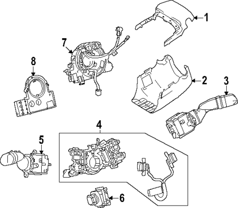 Switches for 2024 Toyota Land Cruiser #0
