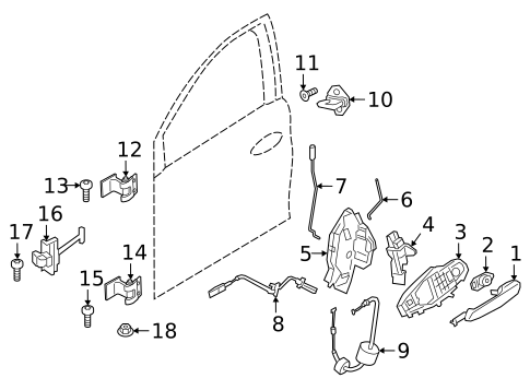 Lock & Hardware for 2025 BMW 330i #0