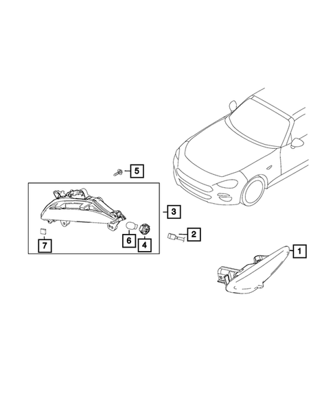 Lamps-Interior and Exterior for 2019 Fiat 124 Spider #3