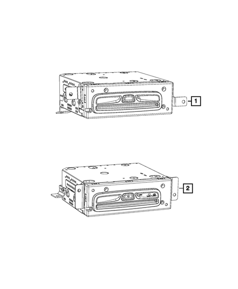 Radio, Antenna, Speakers, DVD, and Video systems for 2020 Ram 1500 #7