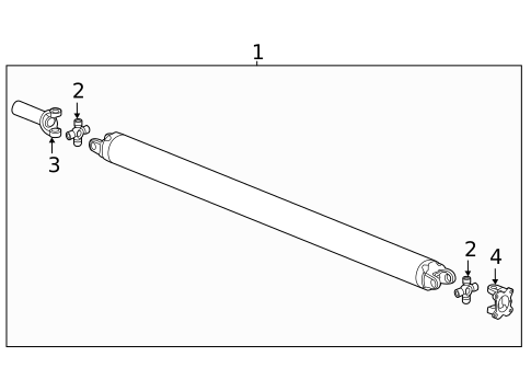 Drive Shaft for 2023 GMC Sierra 3500 HD #0