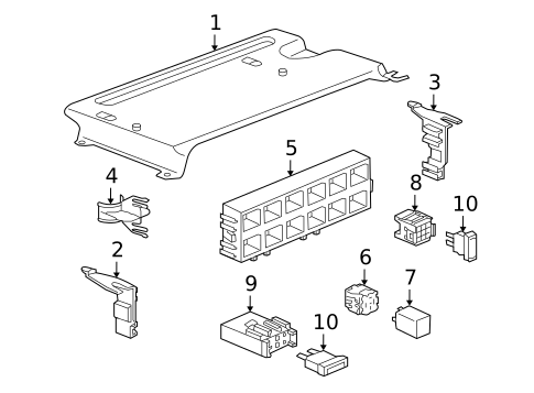 Fuse & Relay for 2008 Porsche 911 #1