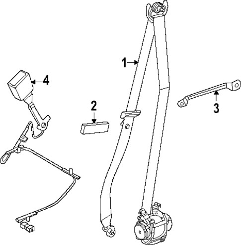 Front Seat Belts for 2025 BMW X3 #0