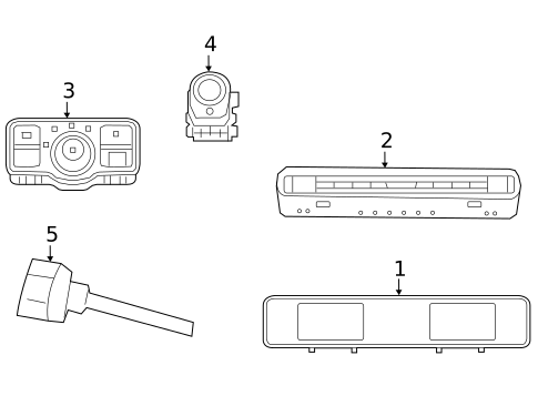 Cluster & Switches for 2024 Mercedes-Benz E450 #1