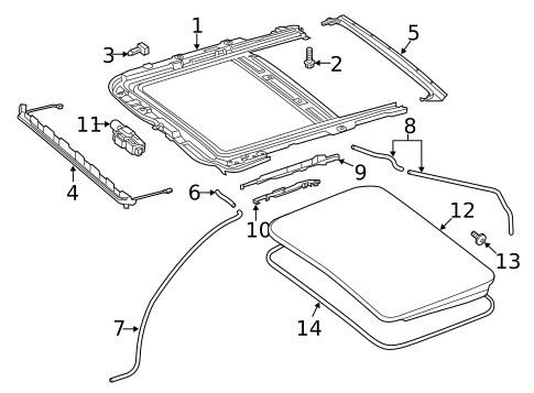 Sunroof for 2021 Mercedes-Benz GLC43 AMG #1