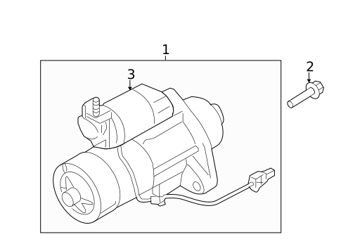 Starter for 2012 INFINITI M37 #0