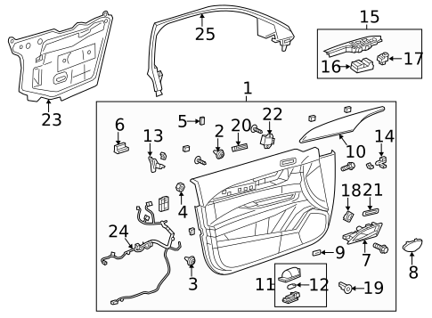 Mirrors for 2014 Cadillac ATS #0
