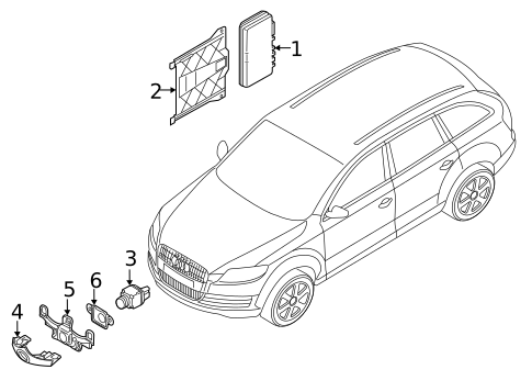 Electrical Components for 2013 Audi Q7 #0