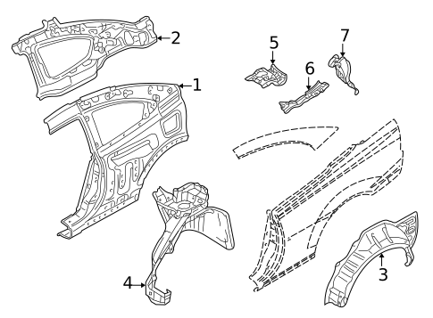 Inner Structure for 2002 Dodge Stratus #0
