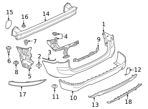 Bumper & Components - Rear for 2019 BMW X1 #0