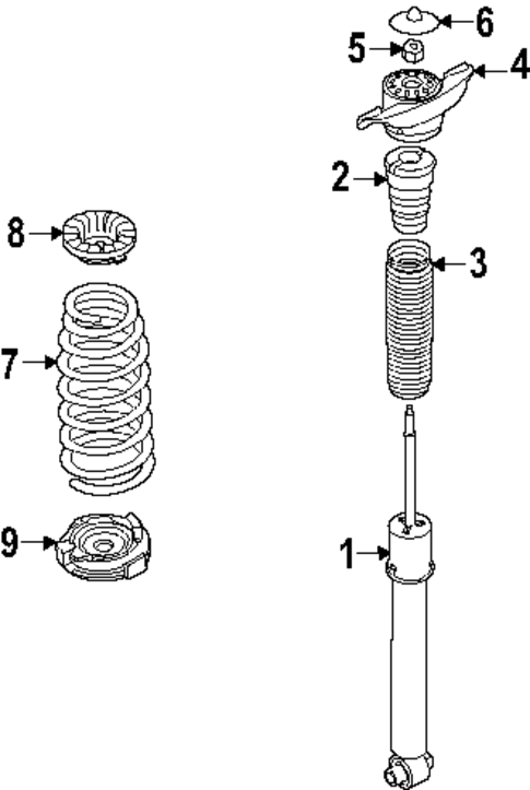 Shocks & Components for 2025 Hyundai Sonata #1