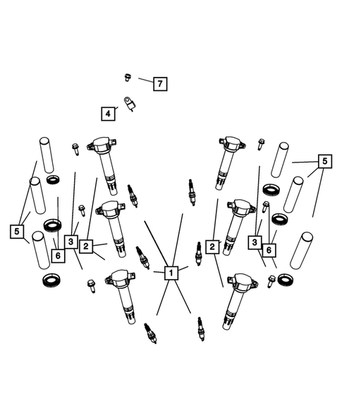 Ignition - Spark Plugs, Cables, Coils and Glow Plugs for 2009 Chrysler Town & Country #0