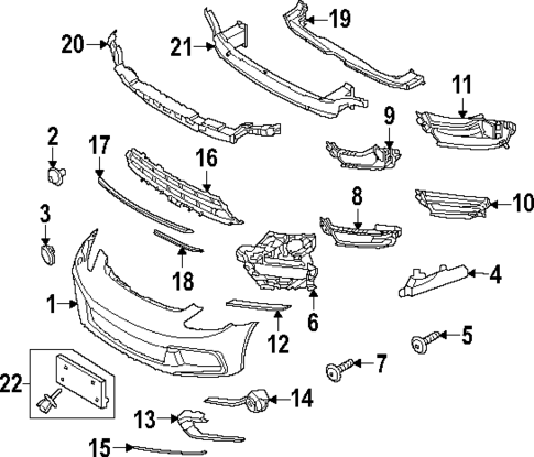 Bumper & Components - Front for 2023 Porsche Panamera #1