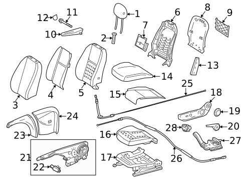 Hardware, Fasteners & Fittings for 2023 Mercedes-Benz Sprinter 1500 #0