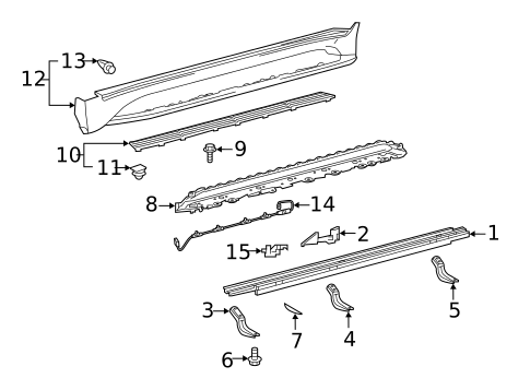 Exterior Trim - Pillars for 2020 Lexus LX570 #0