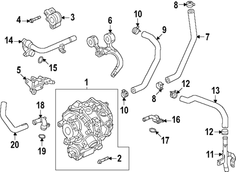 Air Compressor for 2025 Honda CR-V #0