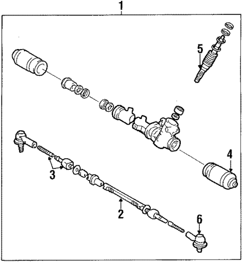 Steering Gear & Linkage for 1987 Toyota Corolla #1