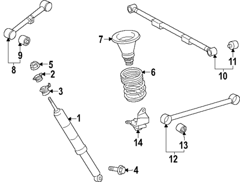 Rear Suspension for 2025 Lexus GX550 #1