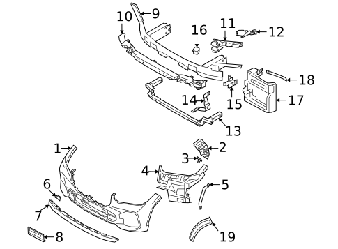 Bumper & Components - Front for 2021 BMW X6 #1