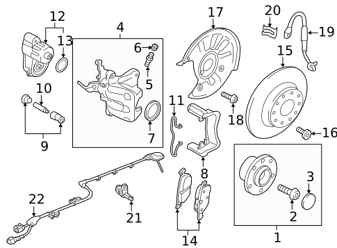 Rear Brakes for 2016 Volkswagen Golf R #3