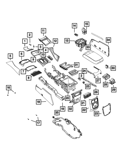 Consoles for 2020 Dodge Charger #0