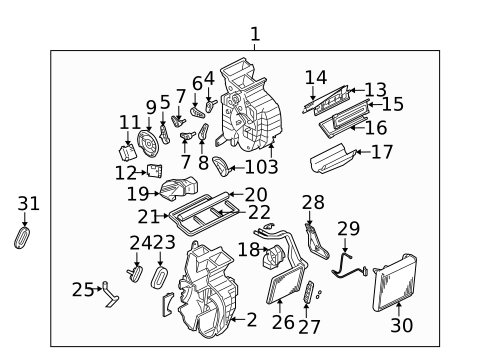Condenser, Compressor & Lines for 2007 Kia Spectra5 #2