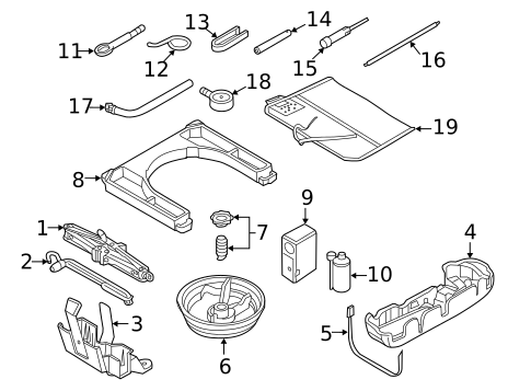 Jack & Components for 2017 Audi S3 #0