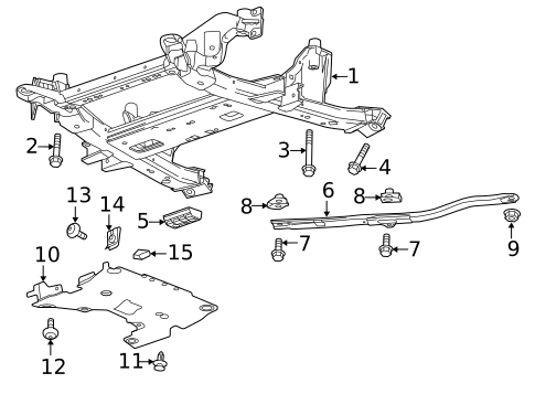 Suspension Mounting for 2023 Cadillac CT4 #0