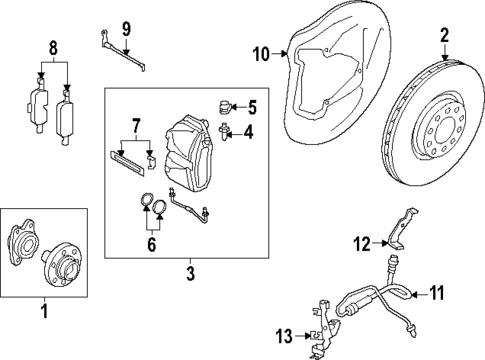 Front Brakes for 2025 Audi A6 Quattro #2