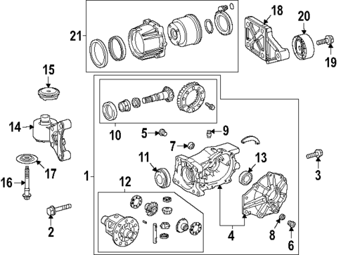 Axle & Differential for 2022 Lexus ES250 #0