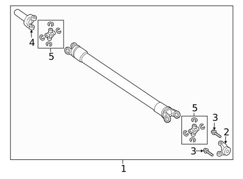 Drive Shaft for 2012 Lincoln Navigator #0