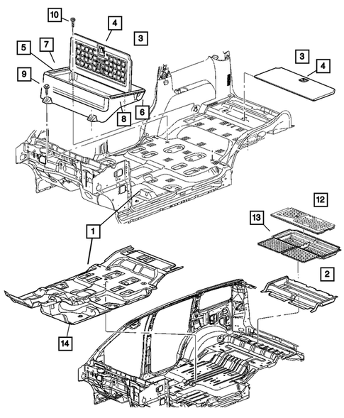 Carpet, Mats, and Silencers for 2005 Dodge Durango #0