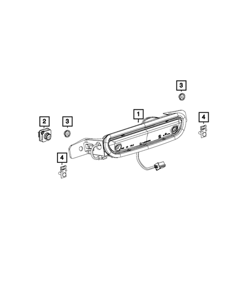 Radio, Antenna, Speakers, DVD, and Video systems for 2019 Chrysler 300 #4