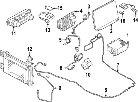 Antenna & Radio for 2022 Ford Expedition #2