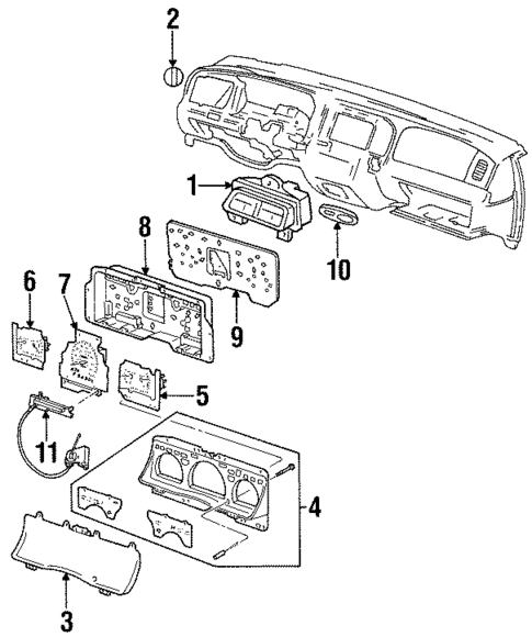 Switches for 2000 Ford Crown Victoria #1