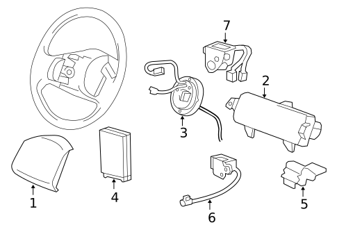 Air Bag Components for 2008 Ford F-150 #0