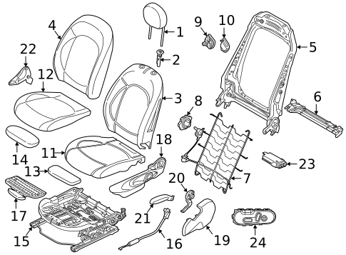 Power Seats for 2020 Mini Cooper Clubman #1