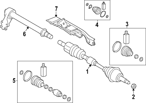 Drive Axles for 2024 Hyundai Kona #0