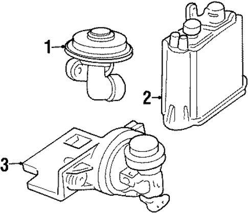 Emission Components for 1998 Lincoln Navigator #0