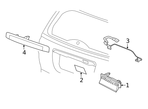 License Lamps for 2015 Jeep Compass #0