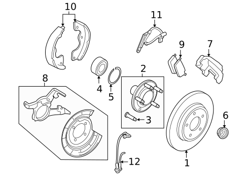 Anti-Lock Brakes for 2006 Mercury Mariner #1