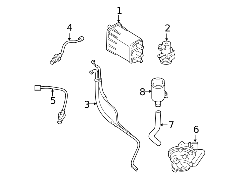 Emission Components for 2006 Dodge Dakota #0