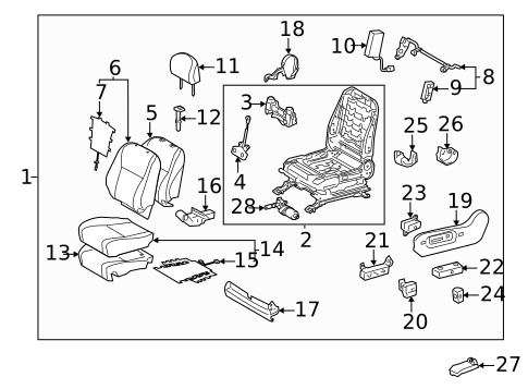 Power Seats for 2013 Toyota Highlander #0