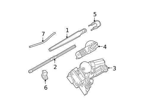 Wiper & Washer Components for 2009 BMW 328i #2