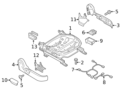Air Bag Components for 2013 Mazda 2 #1